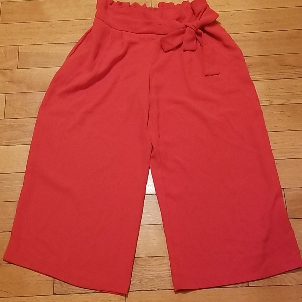 Women's Capri wide-leg pants